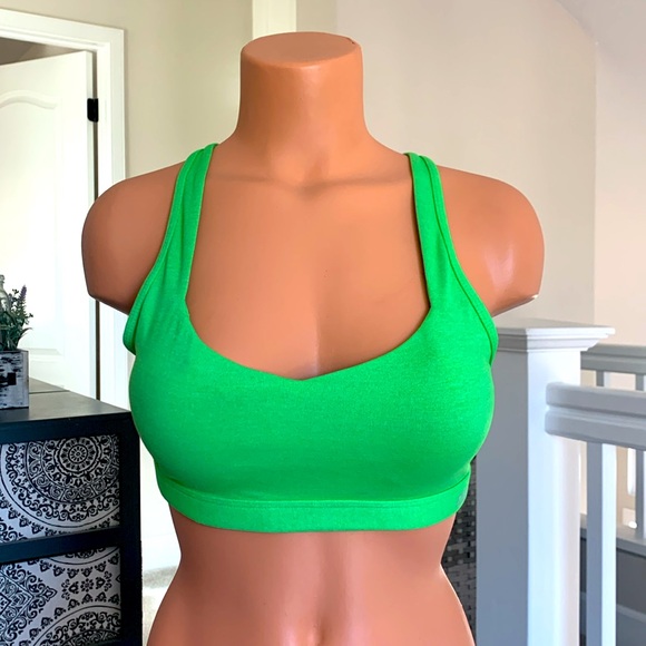 Lorna Jane Green Sports Bra - Picture 2 of 3